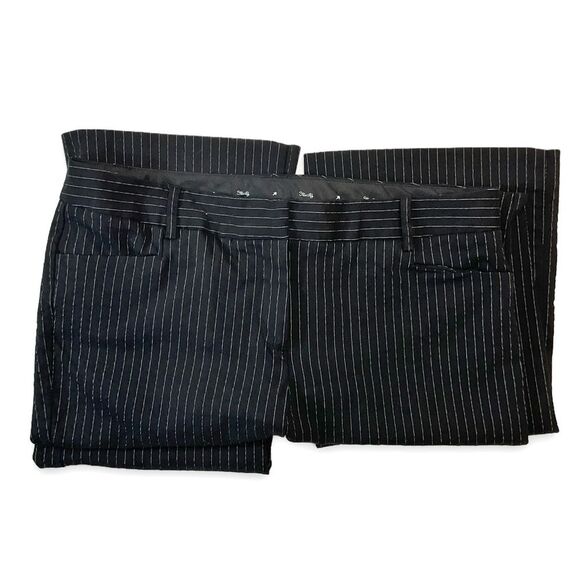 Scarlett Black Pinstripe Stretch Dress Pants Women’s Size 11 | Slim Boot Trouser - Picture 6 of 10